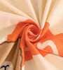 Multicolor Abstract 210 TC Poly Cotton Double Size Bedsheet With 2 Pillow Covers