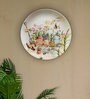 Multicolor Ceramic English Garden Decorative Wall Plate