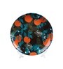 Multicolor Ceramic Yonko Floral Decorative Plate