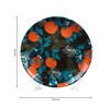 Multicolor Ceramic Yuasa Floral Decorative Plate