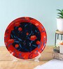 Multicolor Ceramic Ware Floral Decorative Plate