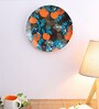 Multicolor Ceramic Yuasa Floral Decorative Plate