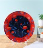 Multicolor Ceramic Yoshihisa Floral Decorative Plate