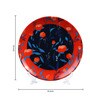 Multicolor Ceramic Ware Floral Decorative Plate