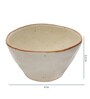 Handcrafted Matte 775ml White Ceramic (Set of 2) Serving Bowl