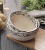 Multicolor Ceramic Handcrafted Midsummer Night'S Dream Collection- Stoneware Serving Bowls(8" & 7" Dia) -Set Of 2