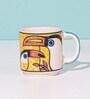 Handmade Penguin Print Multicolor Ceramic (Set of 2) Coffee Mug