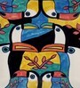 Handmade 7 Inch Multicolour Ceramic Side Plate