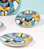 Tropical Bay 7 Inch Blue & White Ceramic (Set of 6) Side Plate