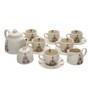 Buti Cream Ceramic (Set of 15) Teaware Set