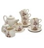 Buti Cream Ceramic (Set of 15) Teaware Set