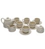 Gunner Multicolour Ceramic (Set of 15) Teaware Set