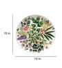 Multicolor Ceramic The Vibrant Bliss Decorative Wall Plate