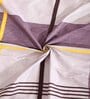 Multicolor Checkered 300 TC Cotton Blend Double King Sized Bedsheet With 2 Pillow Covers