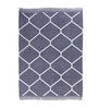 Grey Chenille Abstract 5 x 7 Feet Machine Made Carpet