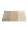 Grey Clara Rectangular Textured PVC Dining Table Placemat