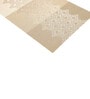 Grey Clara Rectangular Textured PVC Dining Table Placemat
