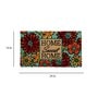 Multicolor Slogan Coir 14 x 24 Inches Anti Skid Door Mat