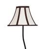 Multicolor Cotton  Shade Novelty Floor Lamp With Black  Base