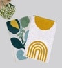 Multicolor Cotton 16X24 Inches Anti-Skid Bath Mat Set Of 2
