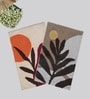 Multicolor Cotton 16X24 Inches Anti-Skid Bath Mat Set Of 2