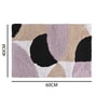 Multicolor Cotton 16X24 Inches Anti-Skid Bath Mat Set Of 2