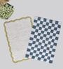Multicolor Cotton 16X24 Inches Anti-Skid Bath Mat Set Of 2