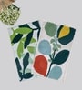 Multicolor Cotton 16X24 Inches Anti-Skid Bath Mat Set Of 2