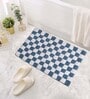 Cream Cotton 16X24 Inches Anti-Skid Bath Mat Set Of 2