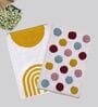 Multicolor Cotton 16X24 Inches Anti-Skid Bath Mat Set Of 2