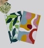 Multicolor Cotton 16X24 Inches Anti-Skid Bath Mat Set Of 2