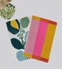 Multicolor Cotton 16X24 Inches Anti-Skid Bath Mat Set Of 2