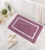 Multicolor Cotton 16X24 Inches Anti-Skid Bath Mat Set Of 2