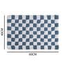 Cream Cotton 16X24 Inches Anti-Skid Bath Mat Set Of 2