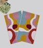 Multicolor Cotton 16X24 Inches Anti-Skid Bath Mat Set Of 2