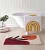 Multicolor Cotton 16X24 Inches Anti-Skid Bath Mat Set Of 2