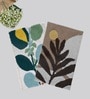 Multicolor Cotton 16X24 Inches Anti-Skid Bath Mat Set Of 2