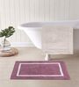 Multicolor Cotton 16X24 Inches Anti-Skid Bath Mat Set Of 2