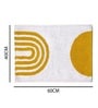 Multicolor Cotton 16X24 Inches Anti-Skid Bath Mat Set Of 2