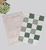 Multicolor Cotton 16X24 Inches Anti-Skid Bath Mat Set Of 2