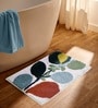 White Cotton 16X24 Inches Anti-Skid Bath Mat