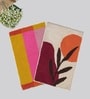 Multicolor Cotton 16X24 Inches Anti-Skid Bath Mat Set Of 2
