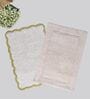 Multicolor Cotton 16X24 Inches Anti-Skid Bath Mat Set Of 2