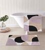 Multicolor Cotton 16X24 Inches Anti-Skid Bath Mat Set Of 2
