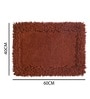 Yellow And Red Cotton 16X24 Inches Anti-Skid Bath Mat Set Of 2