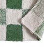 Multicolor Cotton 16X24 Inches Anti-Skid Bath Mat Set Of 2