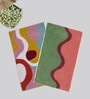 Multicolor Cotton 16X24 Inches Anti-Skid Bath Mat Set Of 2