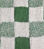 Green Cotton 16X24 Inches Anti-Skid Bath Mat Set Of 2