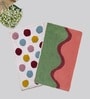 Multicolor Cotton 16X24 Inches Anti-Skid Bath Mat Set Of 2