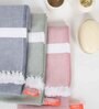 Multicolor Cotton 230 GSM (Set of 3) Bath Towels